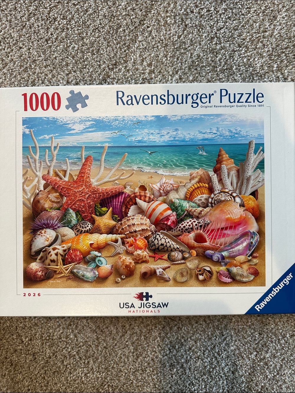 Ravensburger Puzzle ~ 1000 pc ~ Beach Treasures